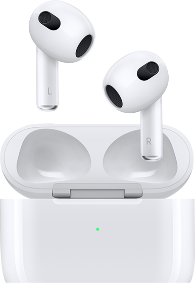 Apple AirPods (3rd generation) with lightning charging case - White